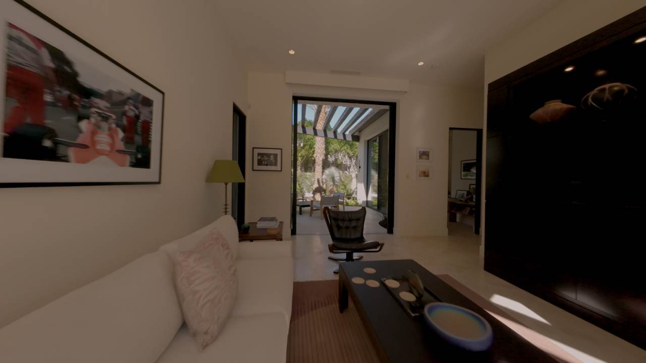 Quiet private room at the end of the house, opening to a terrace